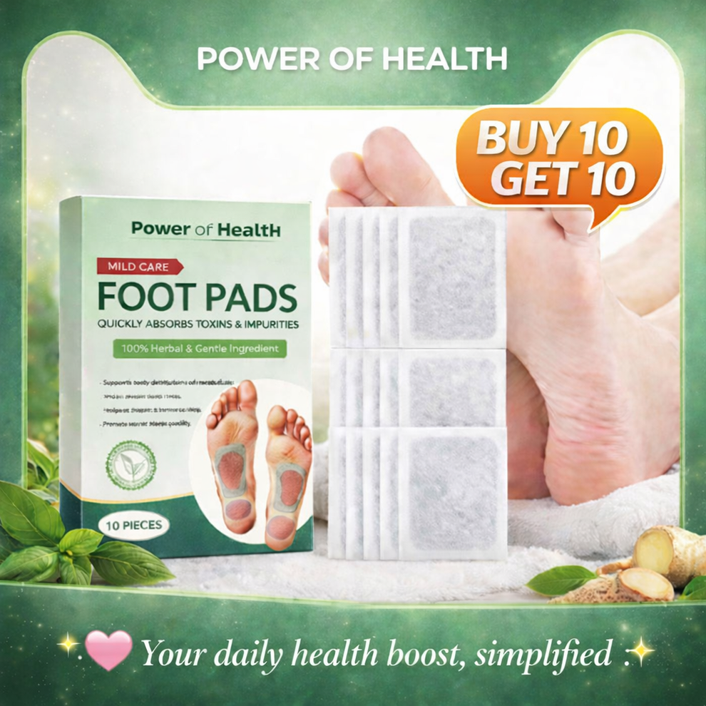 100% 🥉 Pure Sole Herbal & Gentle Ingredient Detox Foot Pads BUY 10 GET 20 FREE (Pack of 30)